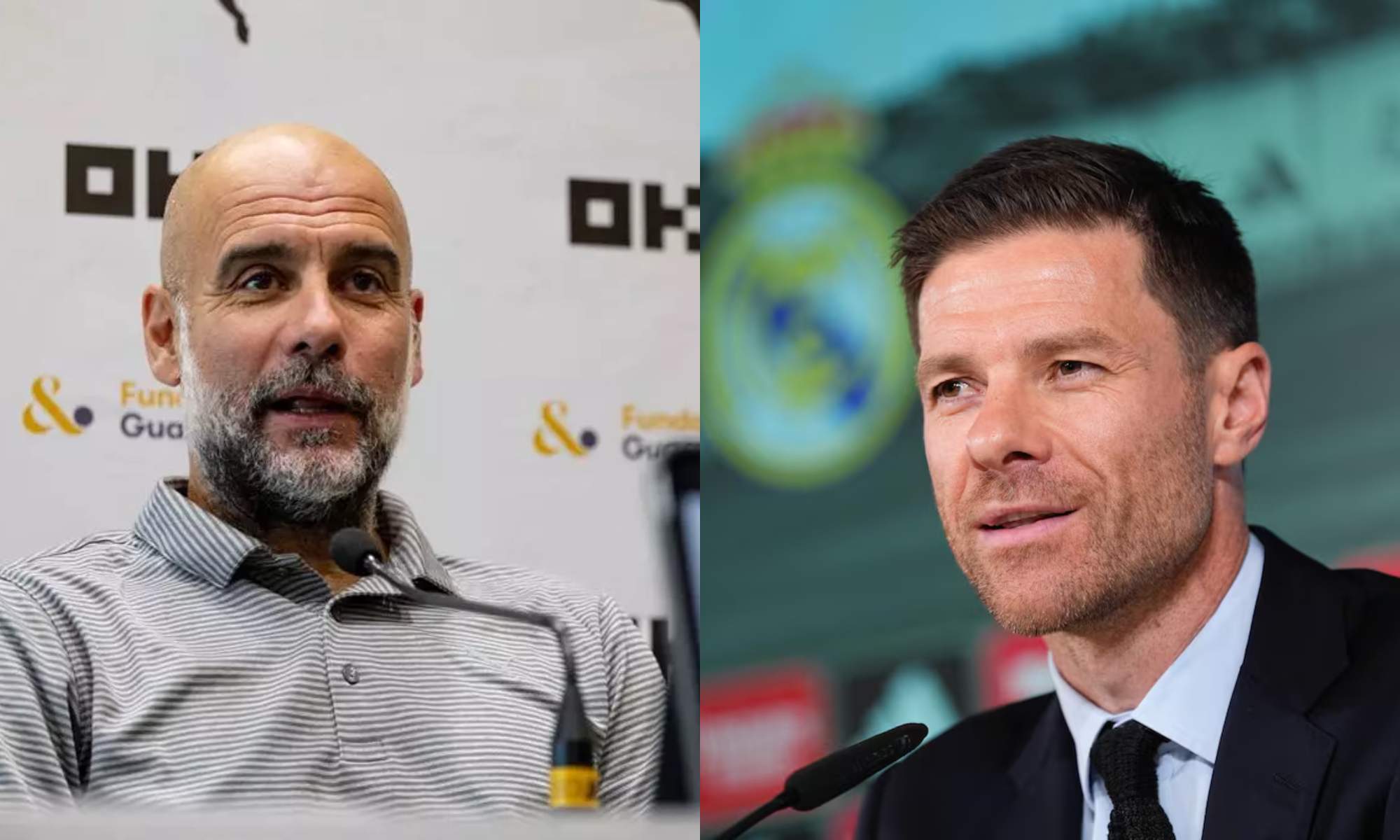 Pep Guardiola se ha referido a la reciente incorporación de Xabi Alonso como entrenador del primer equipo del Real Madrid.