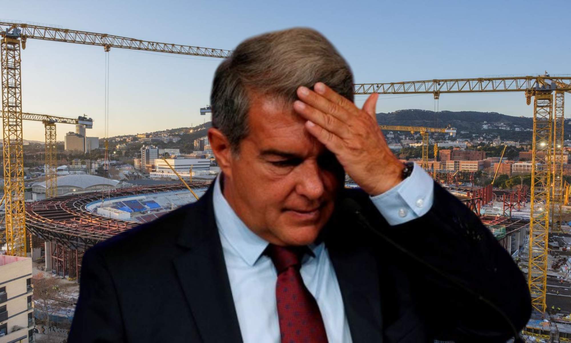 Joan Laporta no gana para disgustos y tiene más problemas con las obras del Camp Nou.