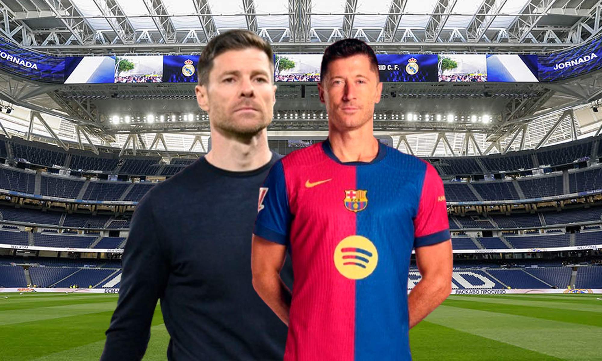 Xabi Alonso y Lewandowski