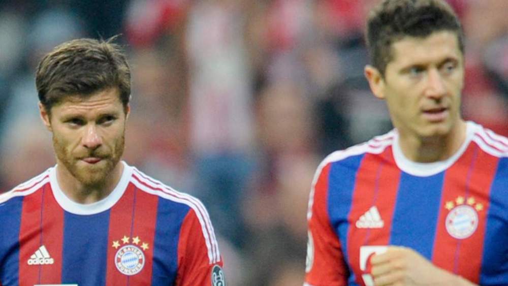 Lewandowski y Xabi Alonso Lewandowski y Xabi Alonso