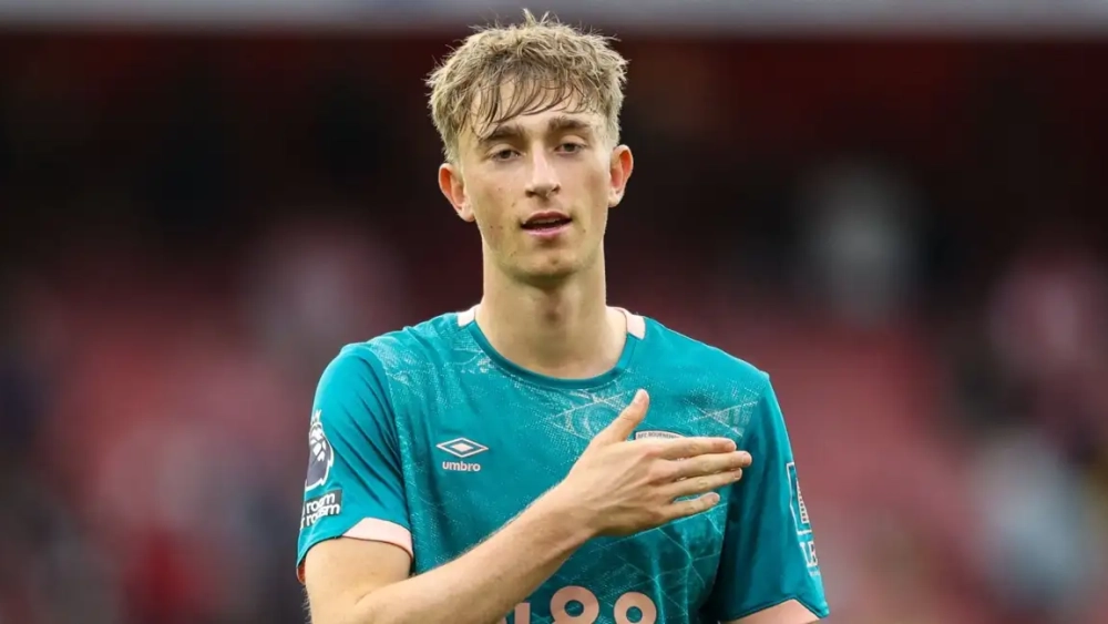Dean Huijsen en un partido con el Bournemouth Dean Huijsen en un partido con el Bournemouth