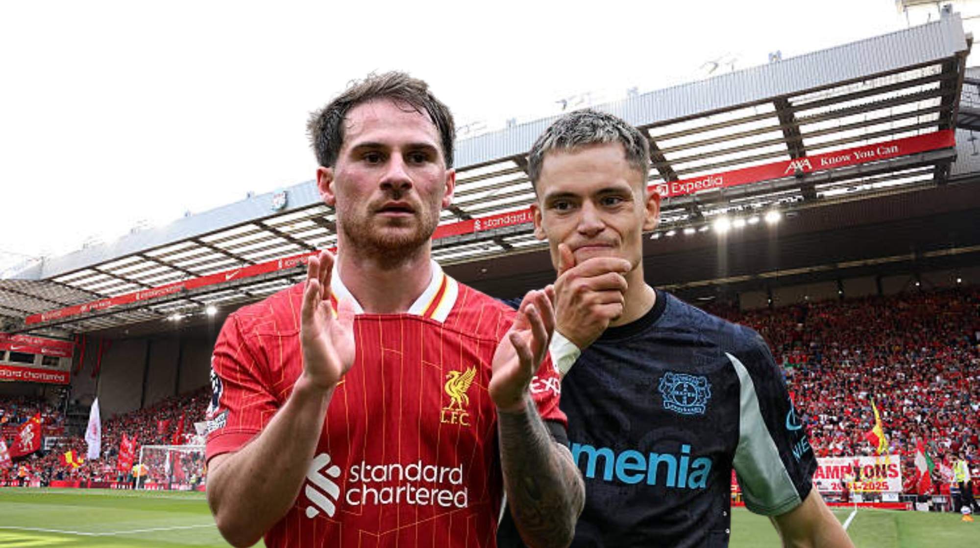 Wirtz y Mac Allister chocarían en Liverpool. El Real Madrid ya lo sabe. 