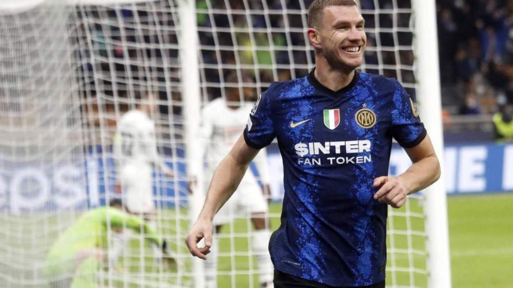 dzeko inter gol 2022