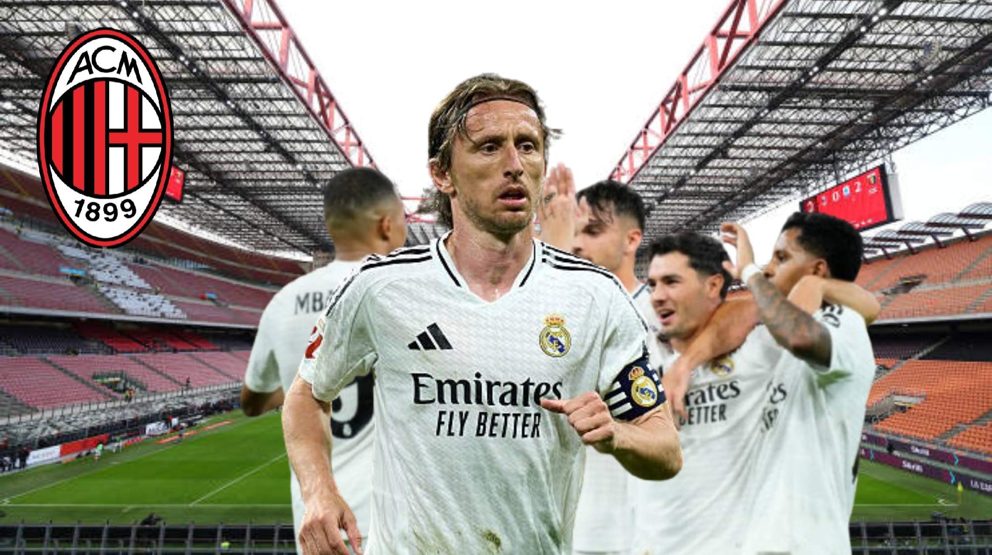 El Milan no solo mira a Modric en el Real Madrid.  El Milan no solo mira a Modric en el Real Madrid.