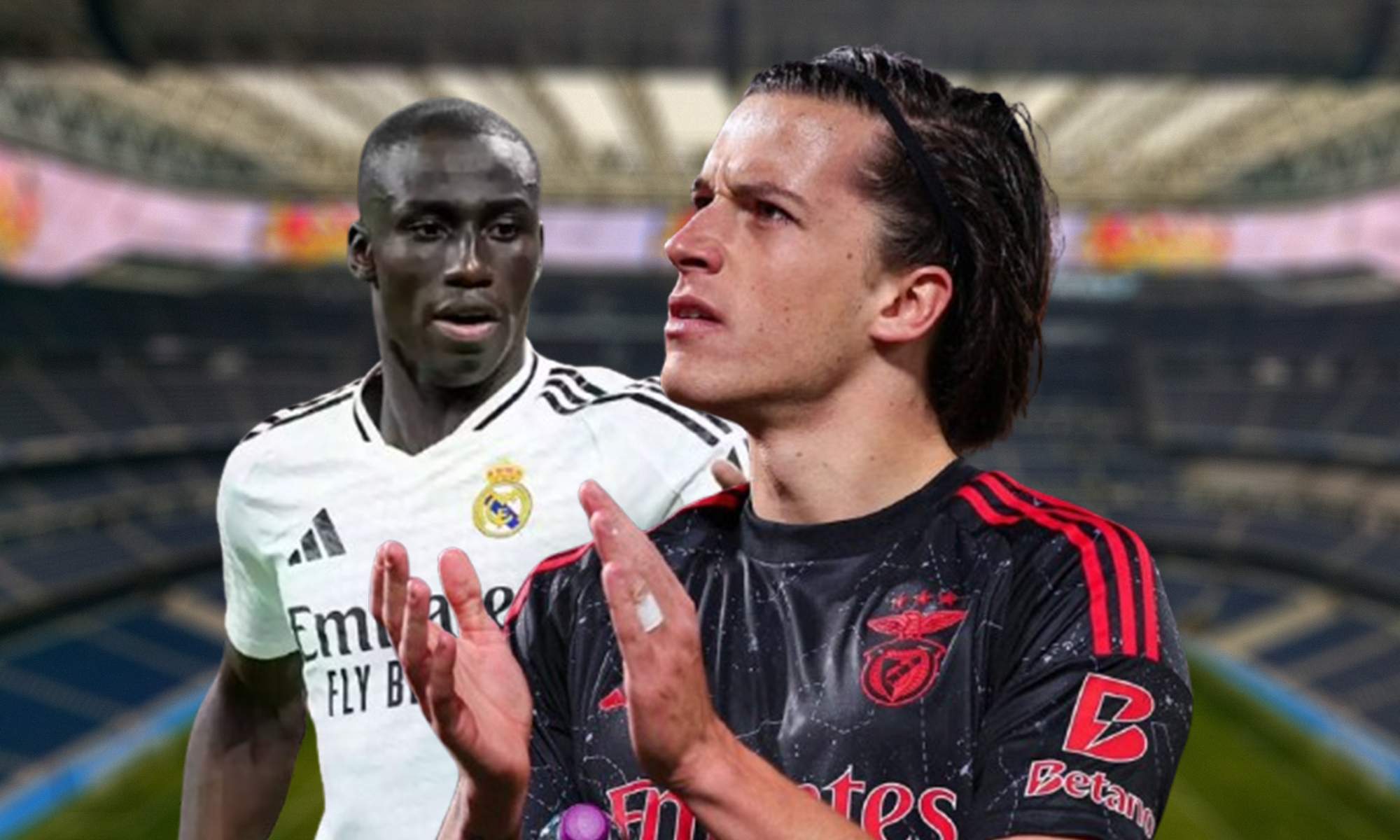 Ferland Mendy, Álvaro Carreras y el Santiago Bernabéu.