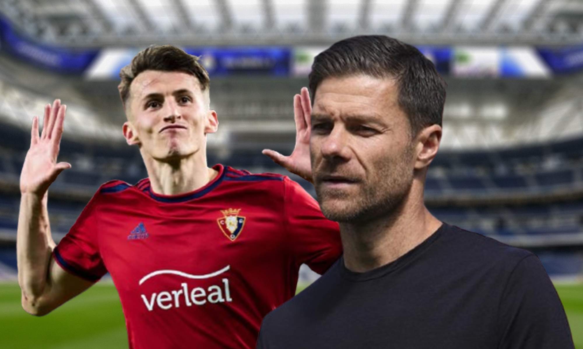 Budimir, Xabi Alonso y el Santiago Bernabéu. 