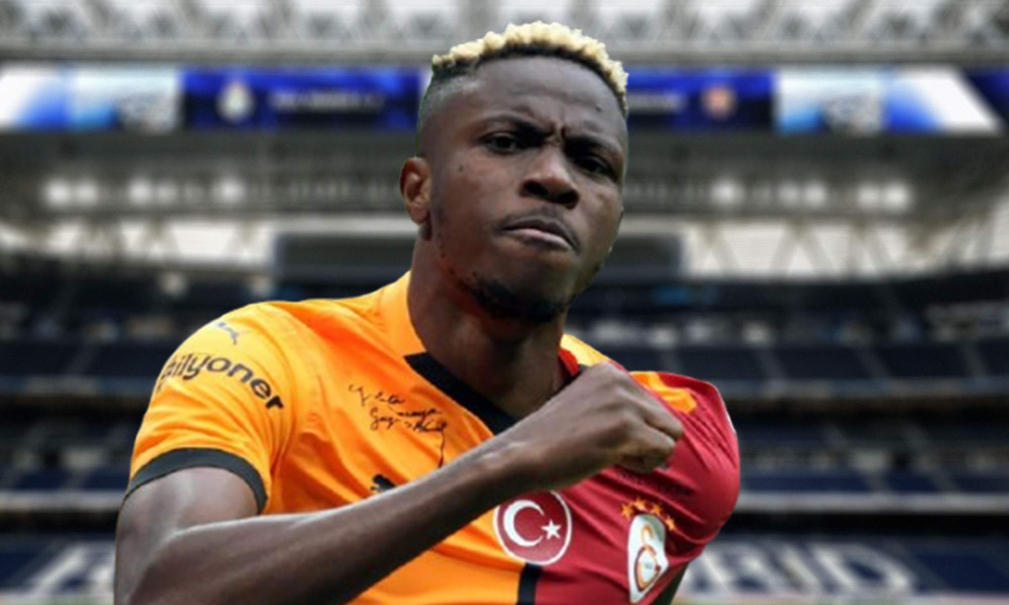 Victor Osimhen y el Santiago Bernabéu.