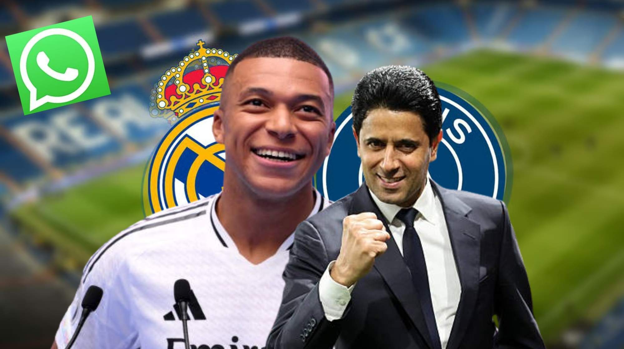 Hubo WhatsApp de Mbappé a Al Khelaifi ver al PSG ganar la Champions.
