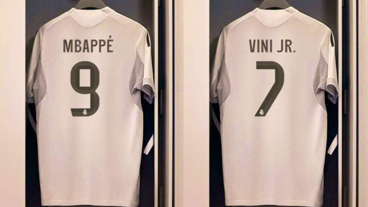 camisetas mbappe vinicius