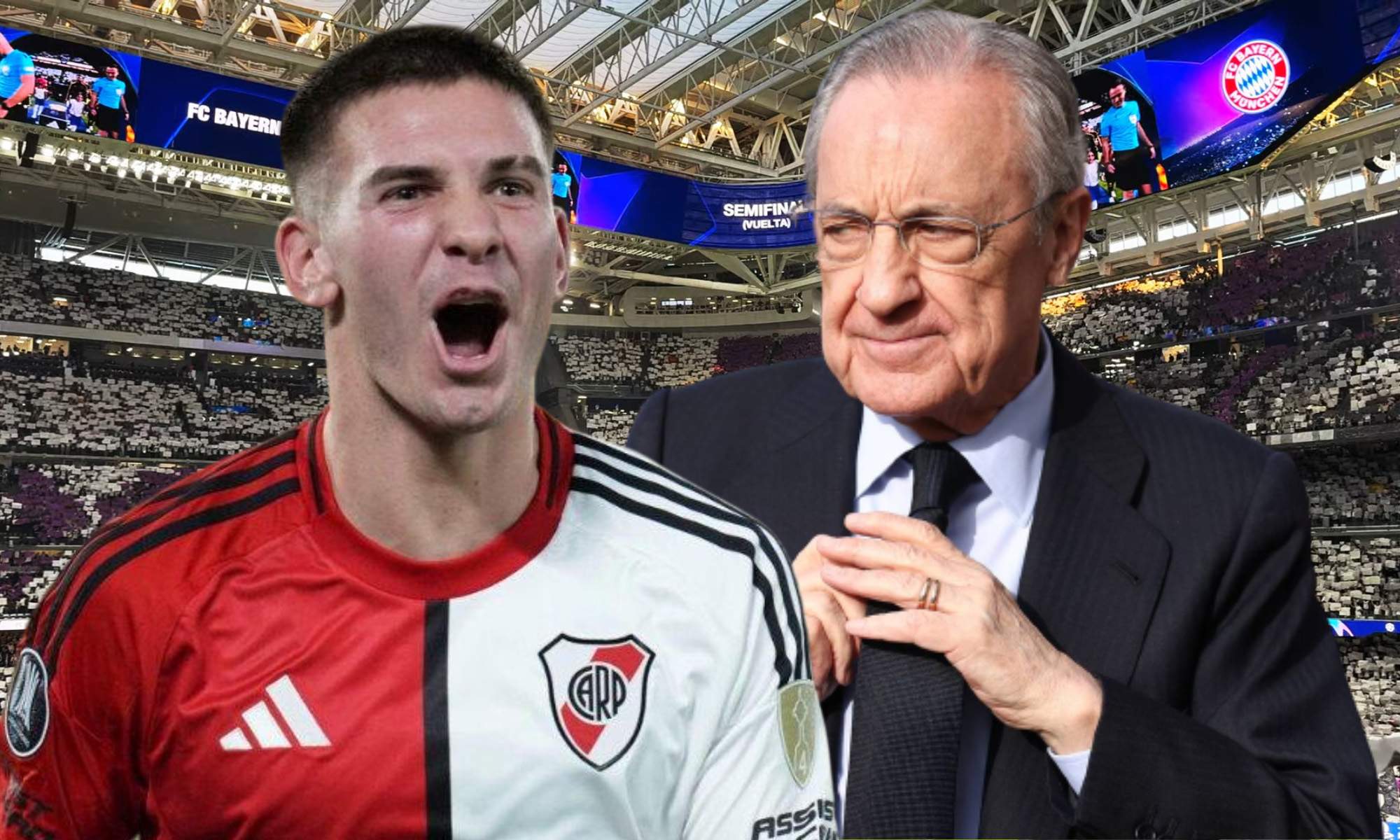 Mastantuono y Florentino