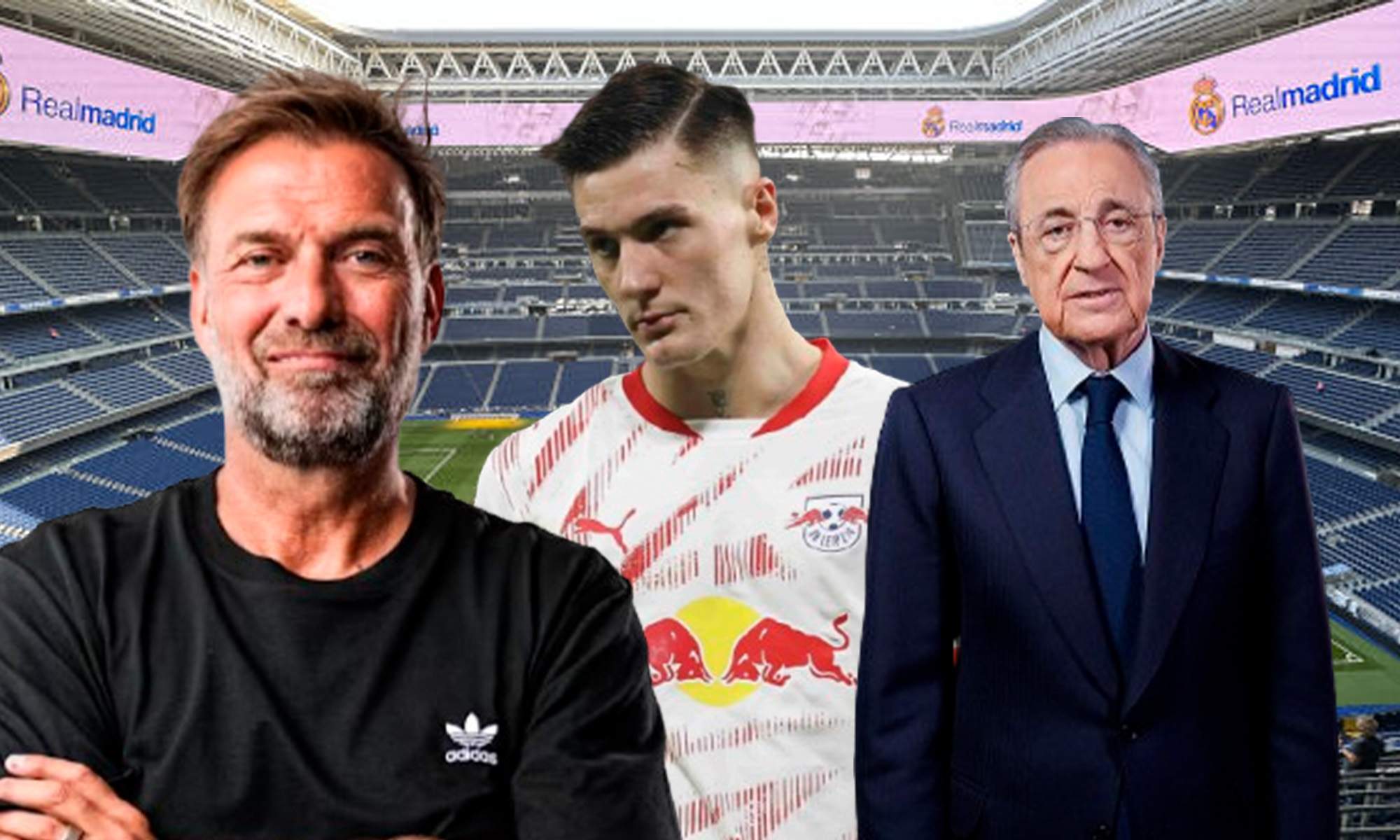 Klopp, Florentino y Sesko