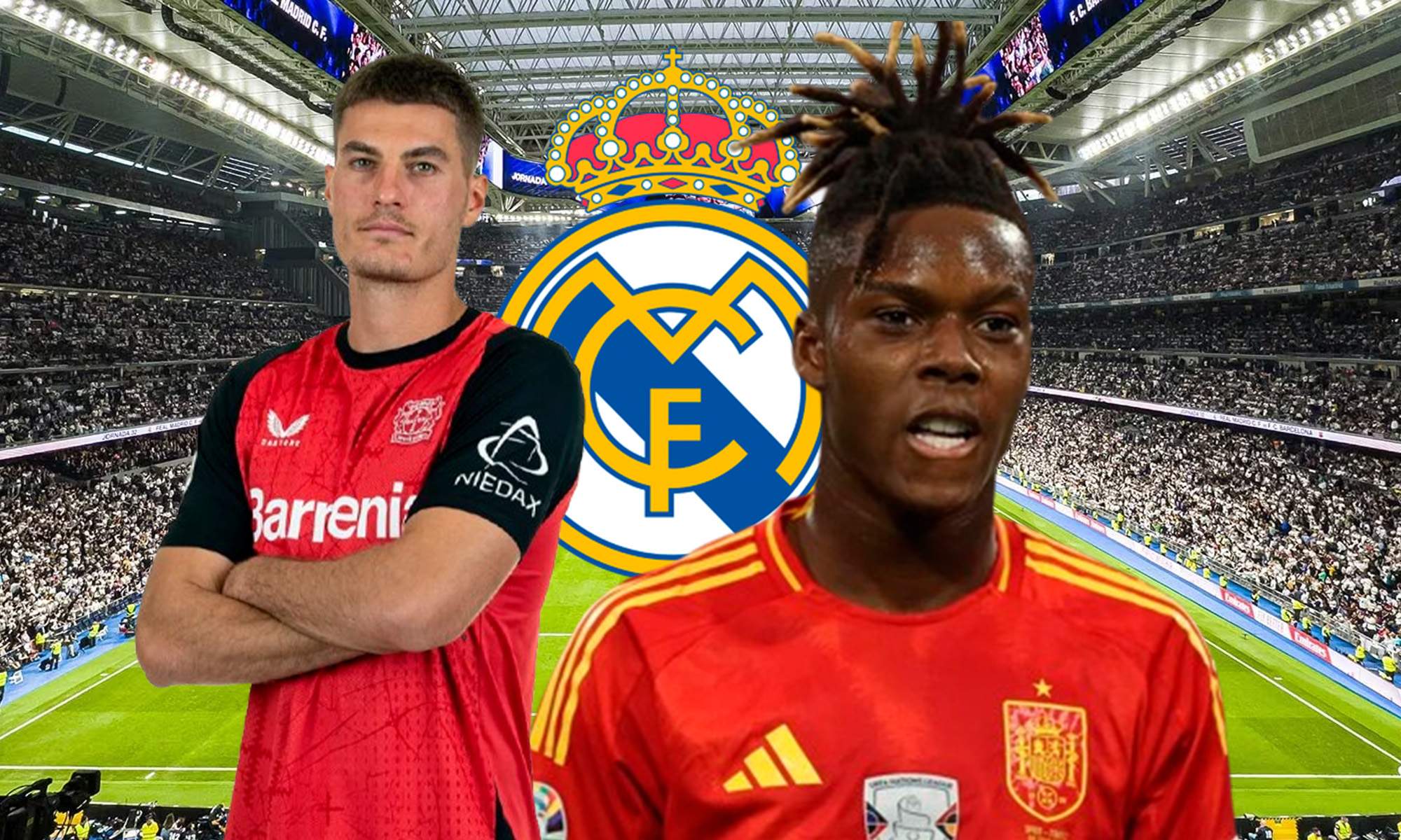 Schick y Nico Williams