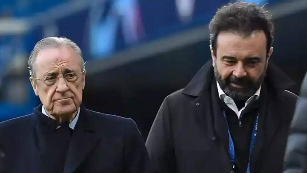 Florentino perez y José Ángel Sánchez