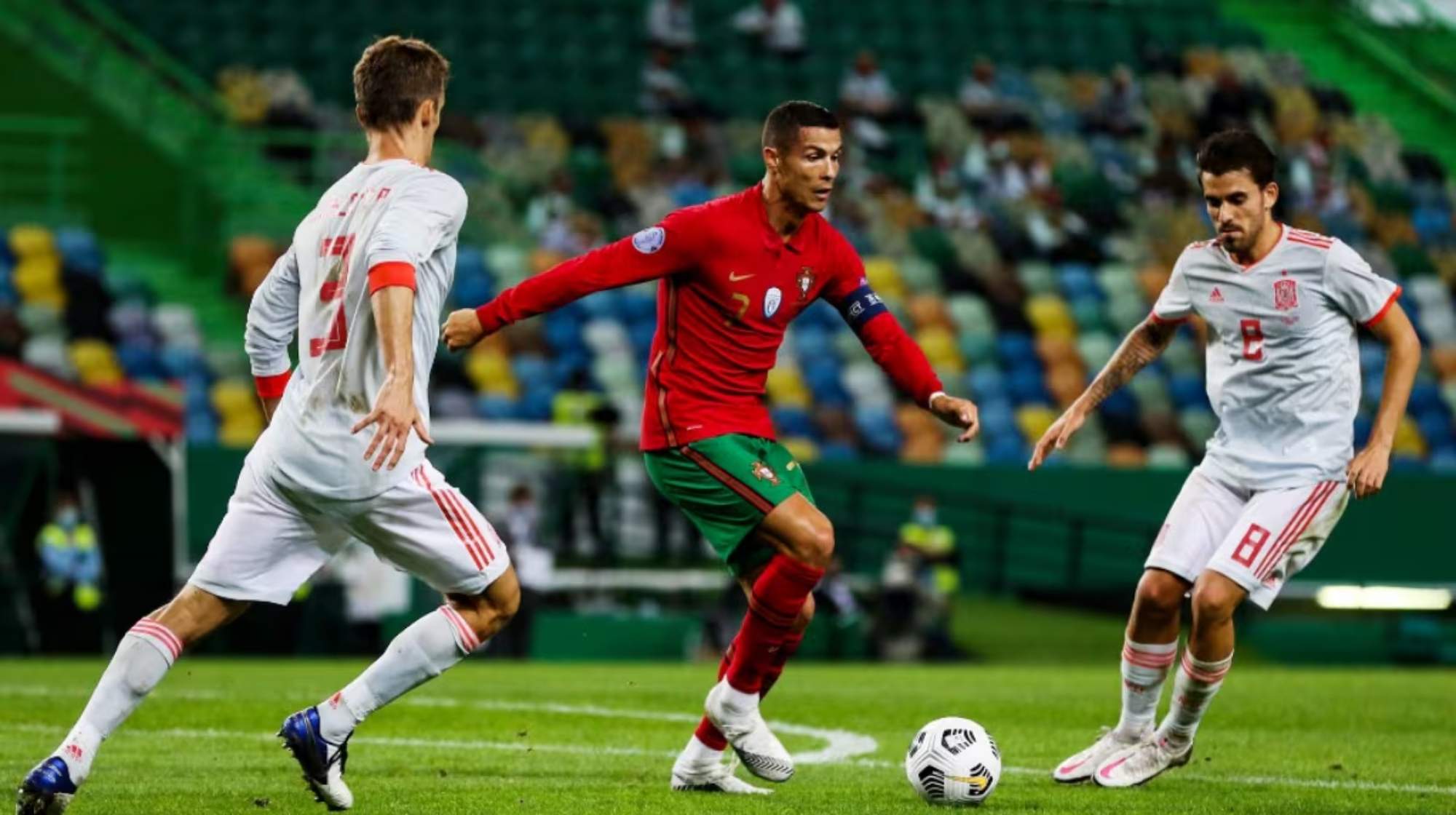 Portugal y España preparan la final de la Nations League.  Portugal y España preparan la final de la Nations League.