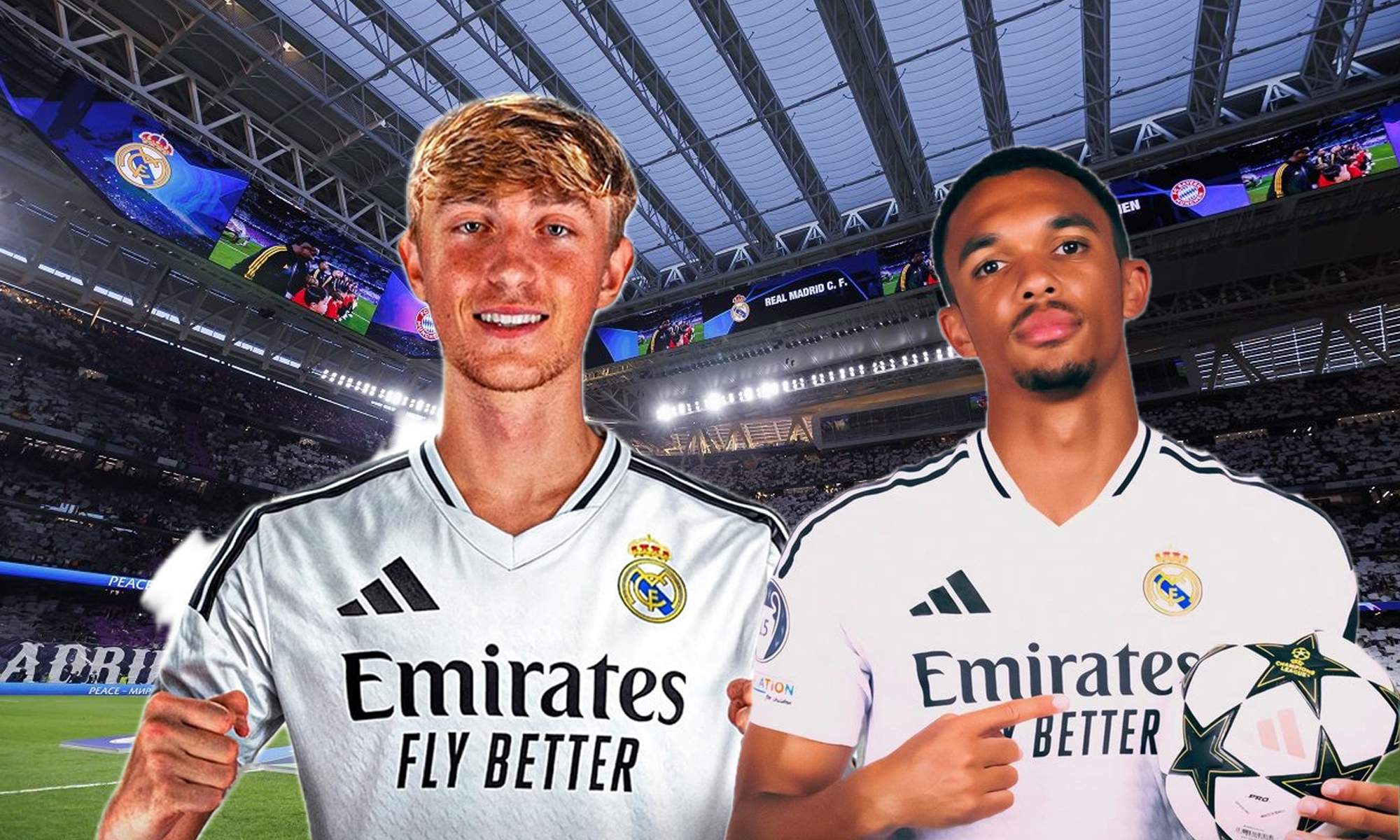 Las fechas de las presentaciones de Huijsen y Arnold con el Real Madrid, las 2 seguidas
