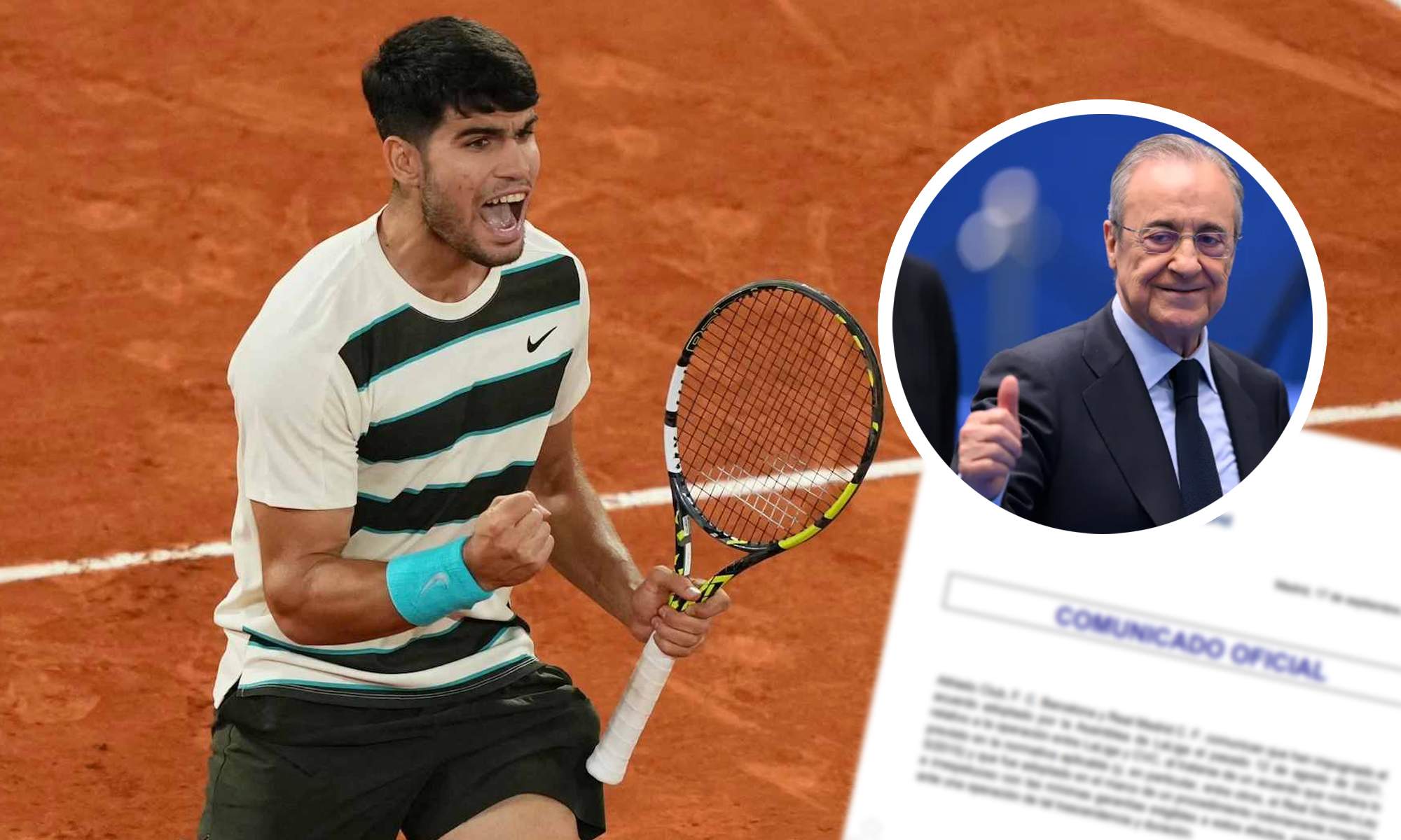 La respuesta del Real Madrid a Carlos Alcaraz tras ganar Roland Garros