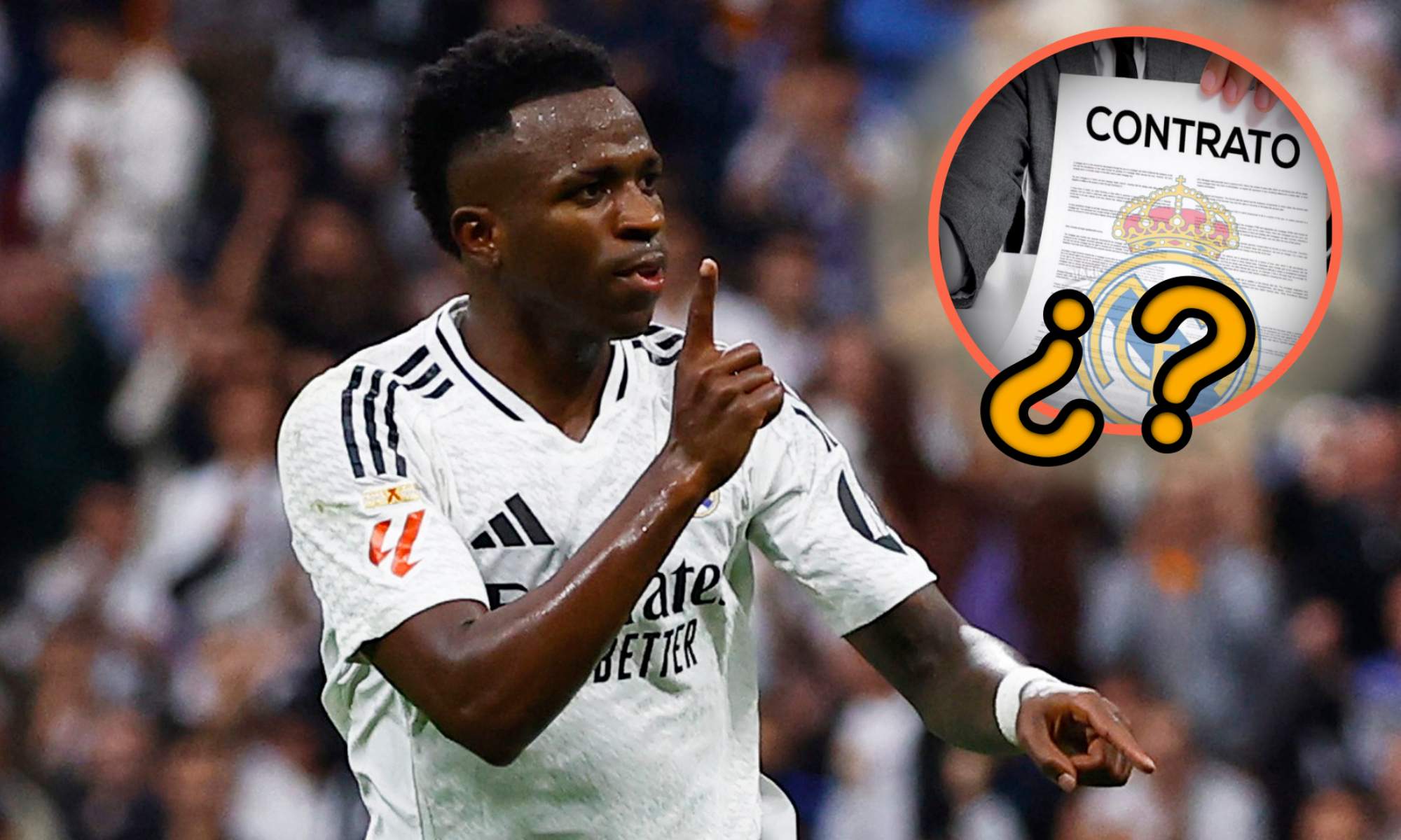 La renovación de Vinicius Junior con el Real Madrid podría estar en peligro.