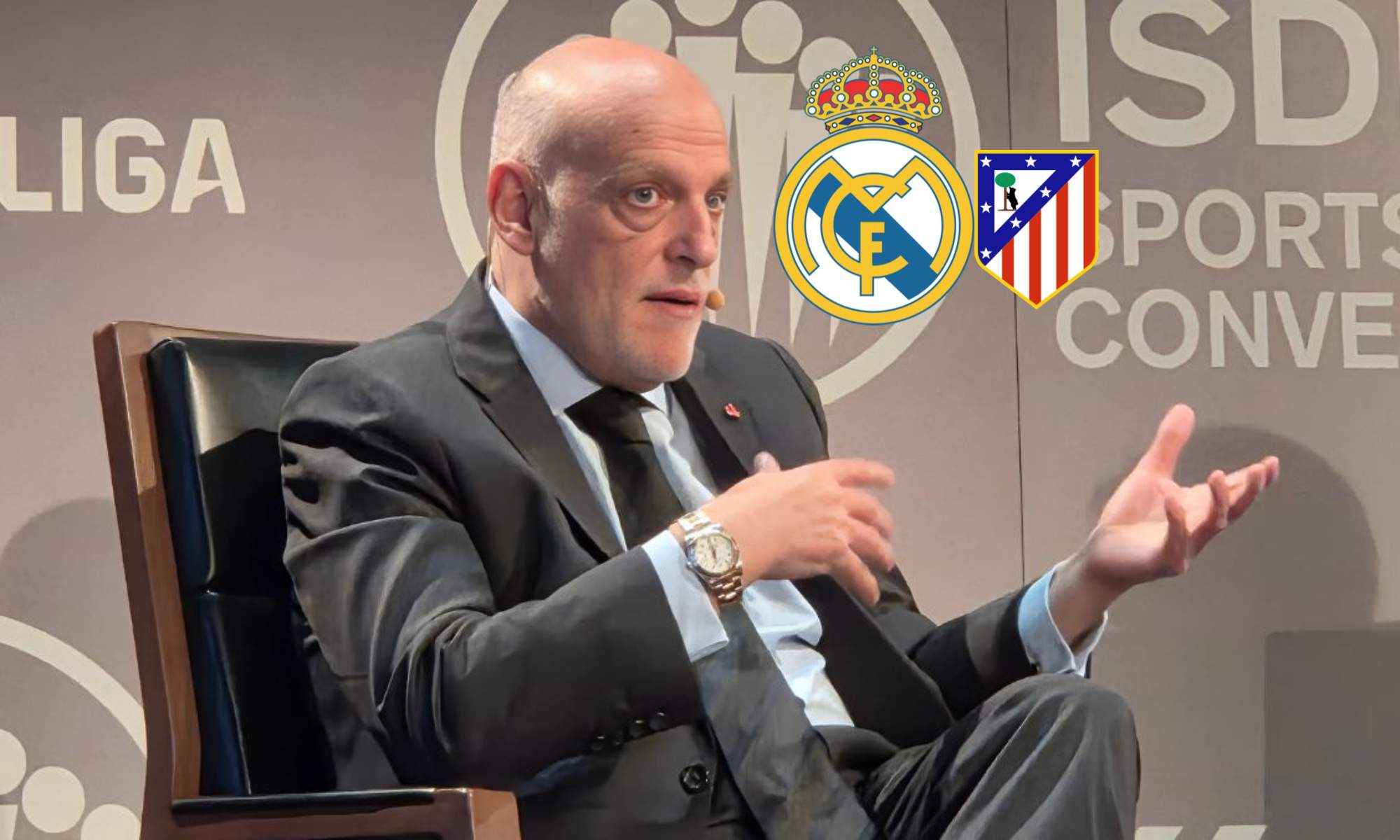 Javier Tebas llega a un acuerdo con el Real Madrid y el Atlético de Madrid