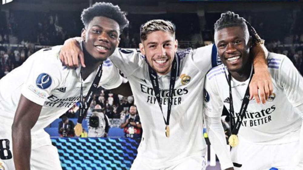 Camavinga, Tchouameni y Valverde