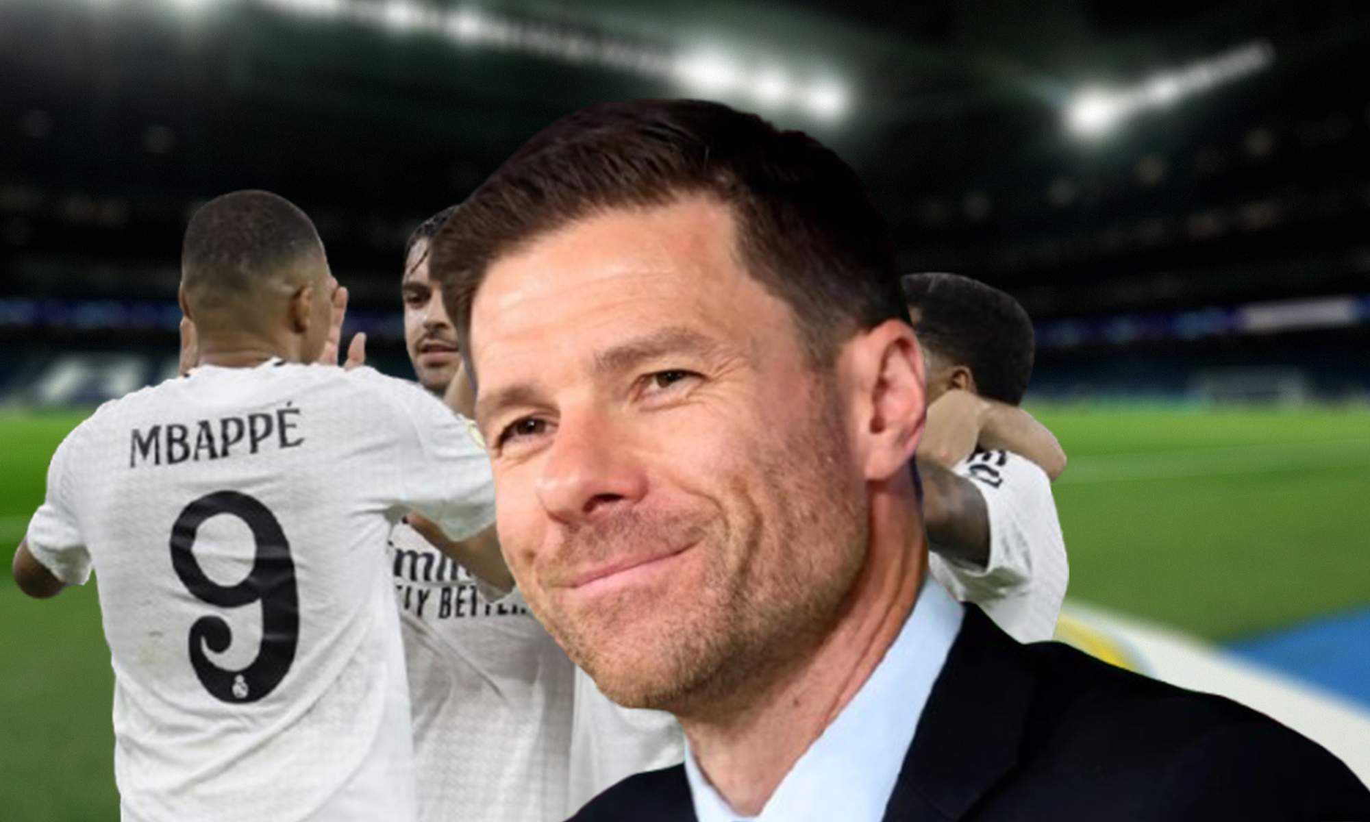 Xabi Alonso, jugadores del Real Madrid y el Santiago Bernabéu.