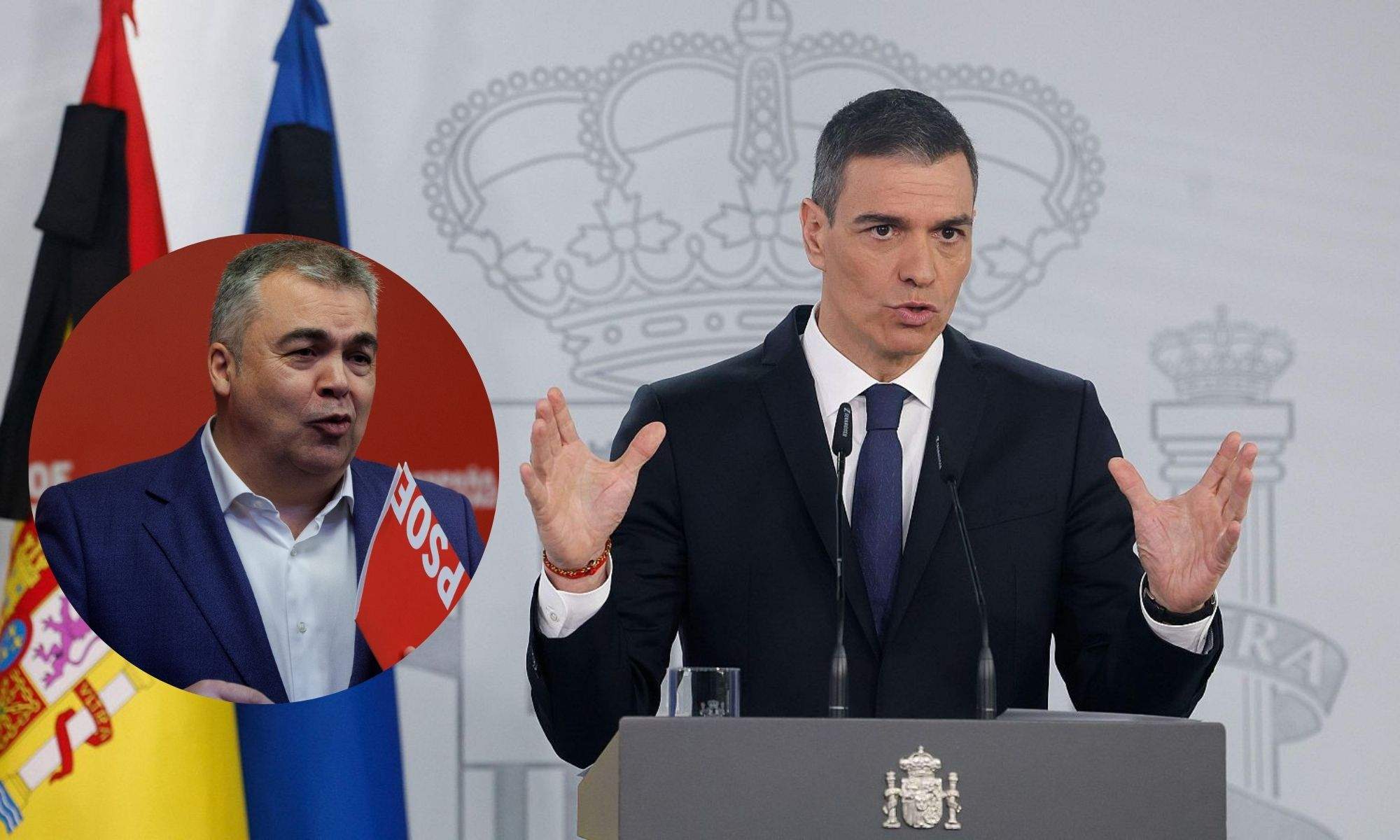 Pedro Sánchez y Cerdán PSOE