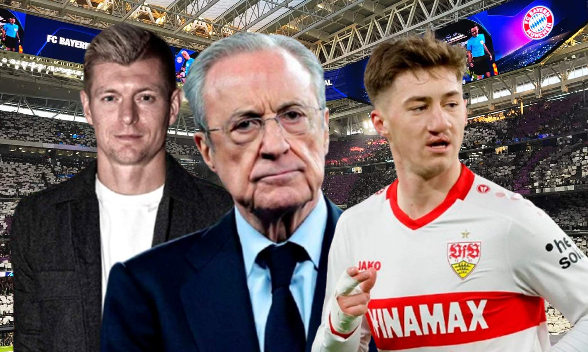 Florentino, Kroos y Stiller
