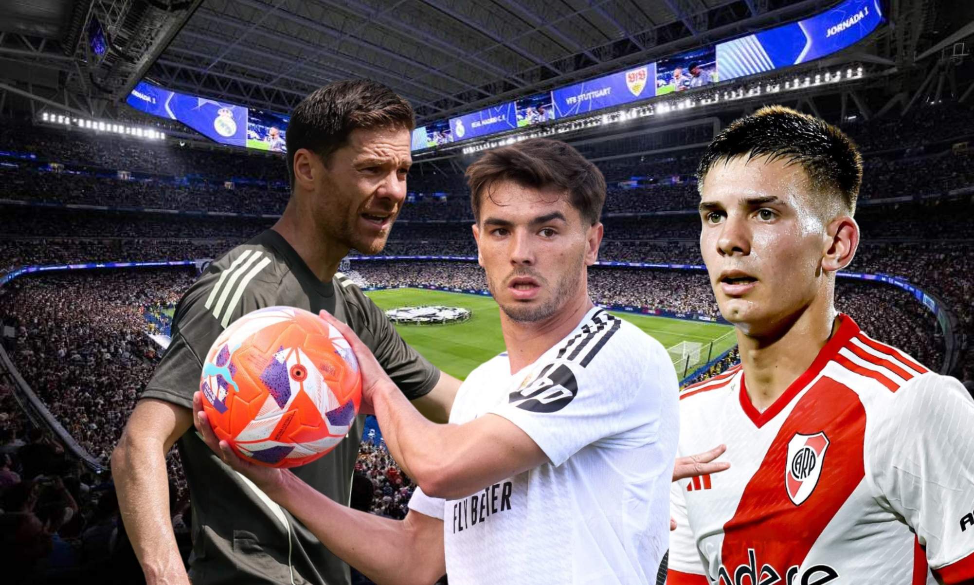 Charla entre Xabi Alonso y Brahim por Mastantuono
