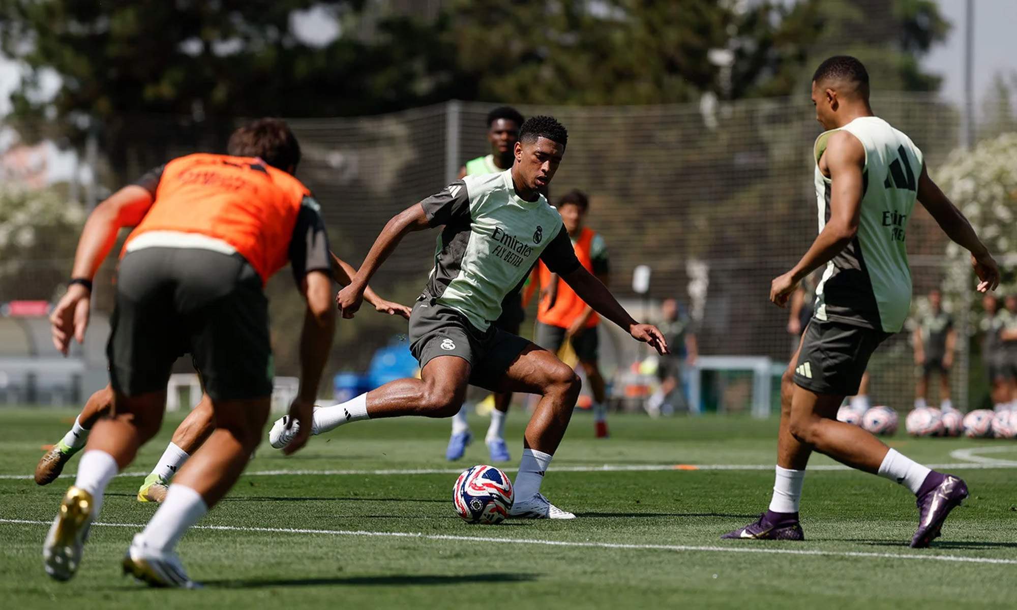 Entrenamiento del Real Madrid