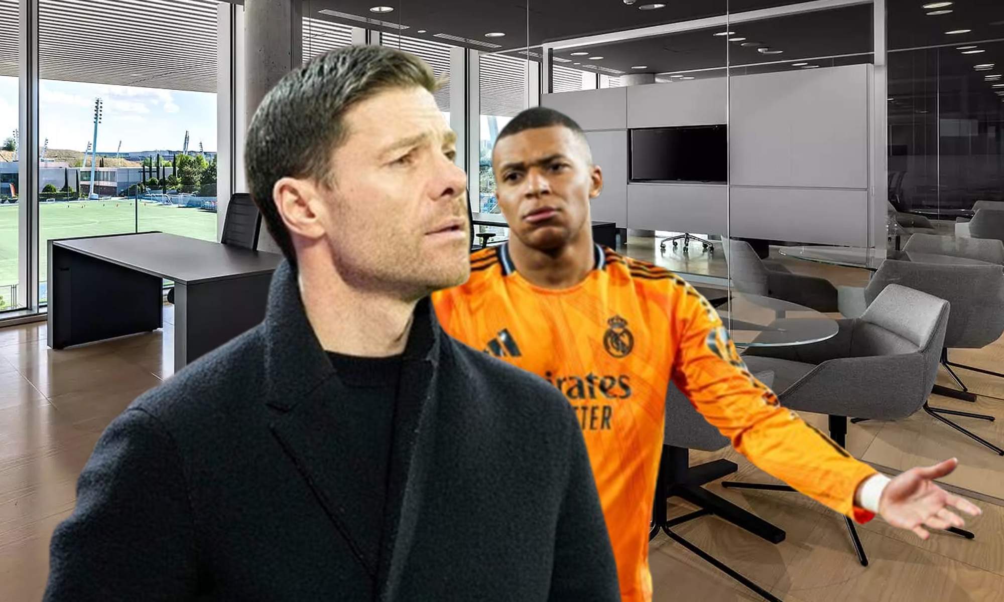 Xabi Alonso, Kylian Mbappé y la Ciudad Deportiva del Real Madrid. 
