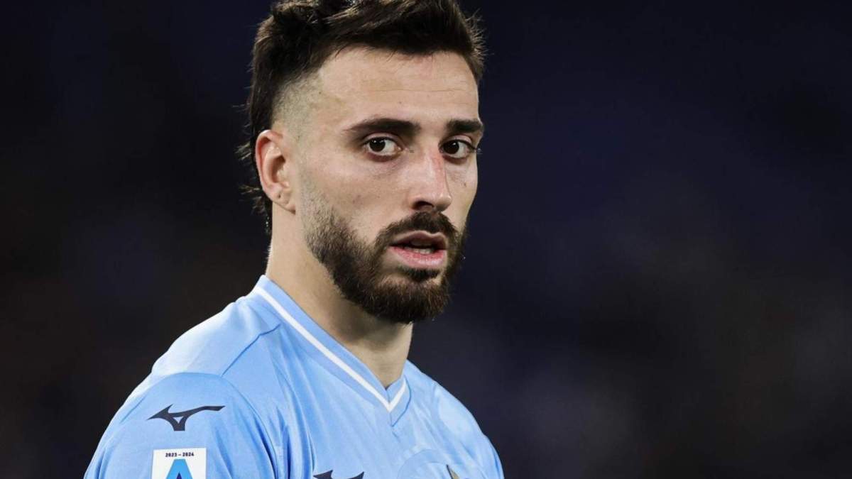 Mario Gila, en un partido con la Lazio. Mario Gila, en un partido con la Lazio.