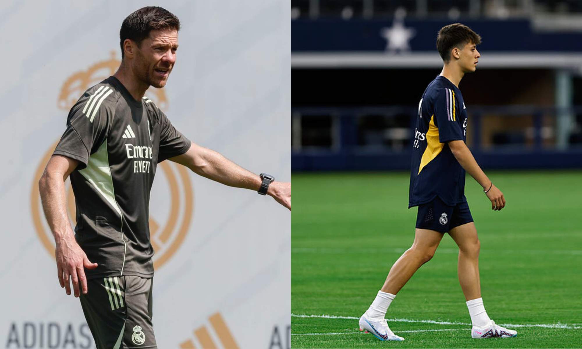 Xabi Alonso ve en plenas condiciones físicas a Arda Güler, que podría empezar a despegar en el Real Madrid.