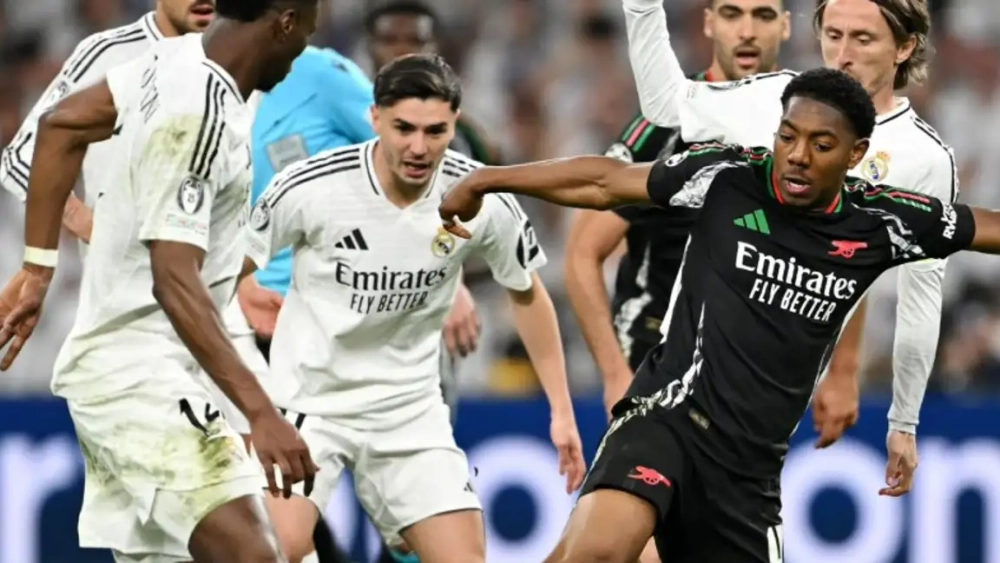 Lewis Skelly durante el Real Madrid Arsenal Lewis Skelly durante el Real Madrid Arsenal