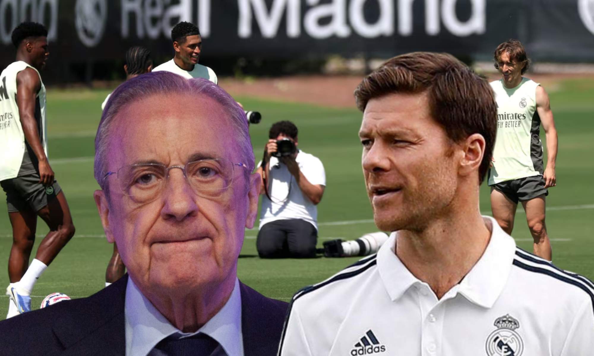 Florentino Pérez ya se ha enterado de la 'mano dura' de Xabi Alonso con los jugadores del primer equipo del Real Madrid.