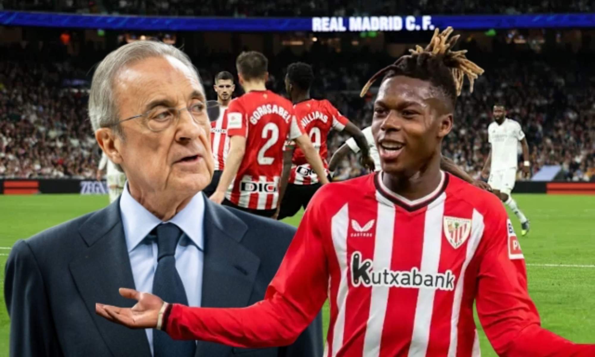 Florentino Pérez e Iñaki Williams: ¿dónde acabará el jugador del Athletic Club?