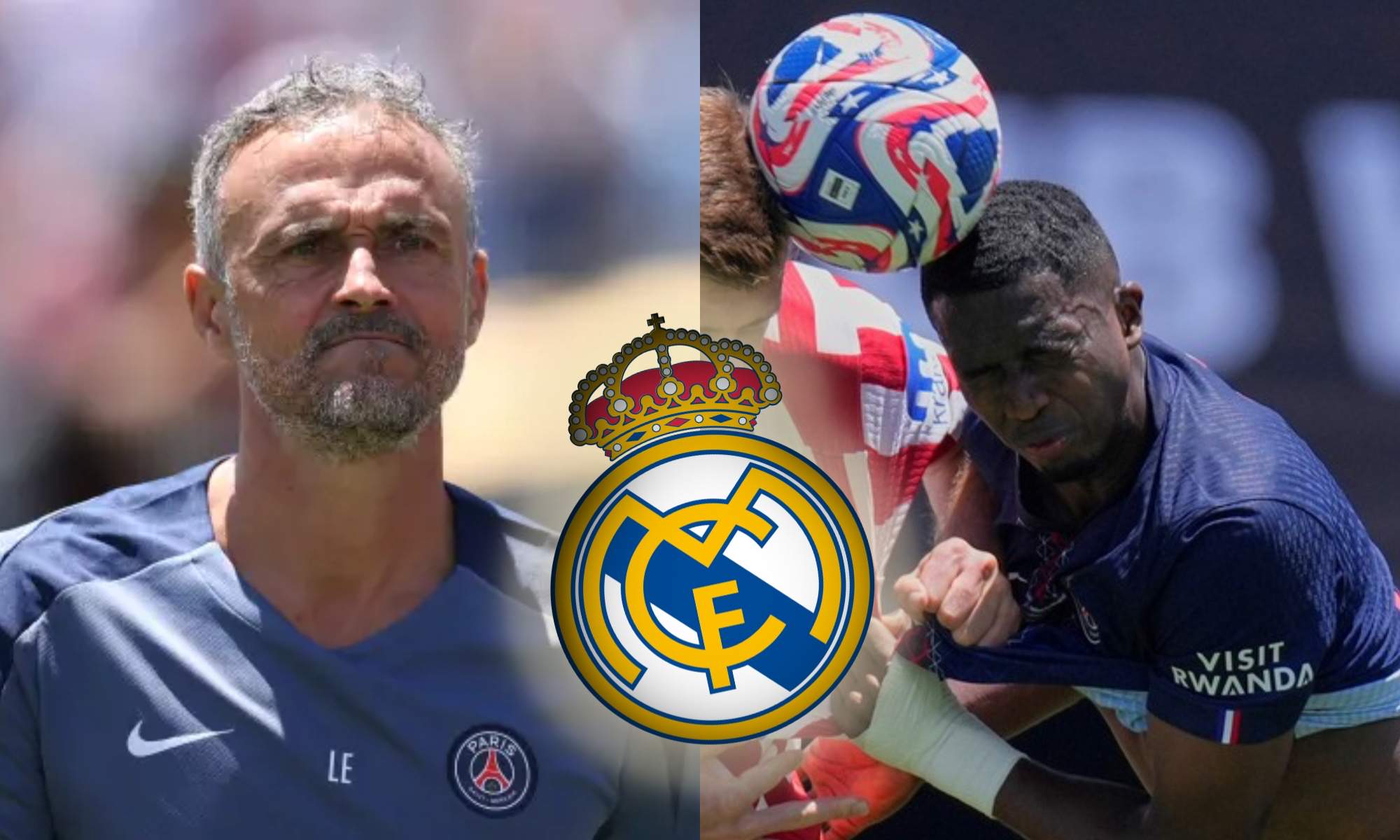 Luis Enrique aclara la situación de Willian Pacho en el PSG, al haber sido vinculado con el Real Madrid.