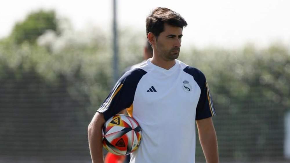 Pau Quesada durante su etapa en el Real Madrid