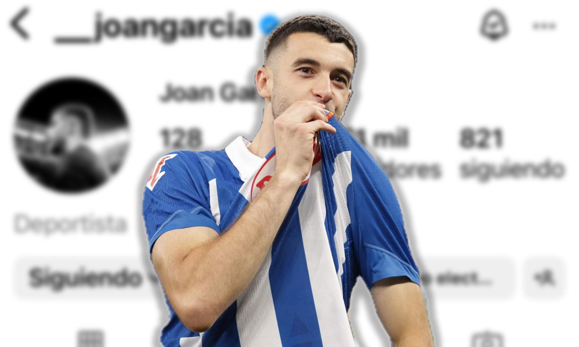 El feo gesto de Joan García nada más anunciar su adiós al Espanyol para irse al Barça