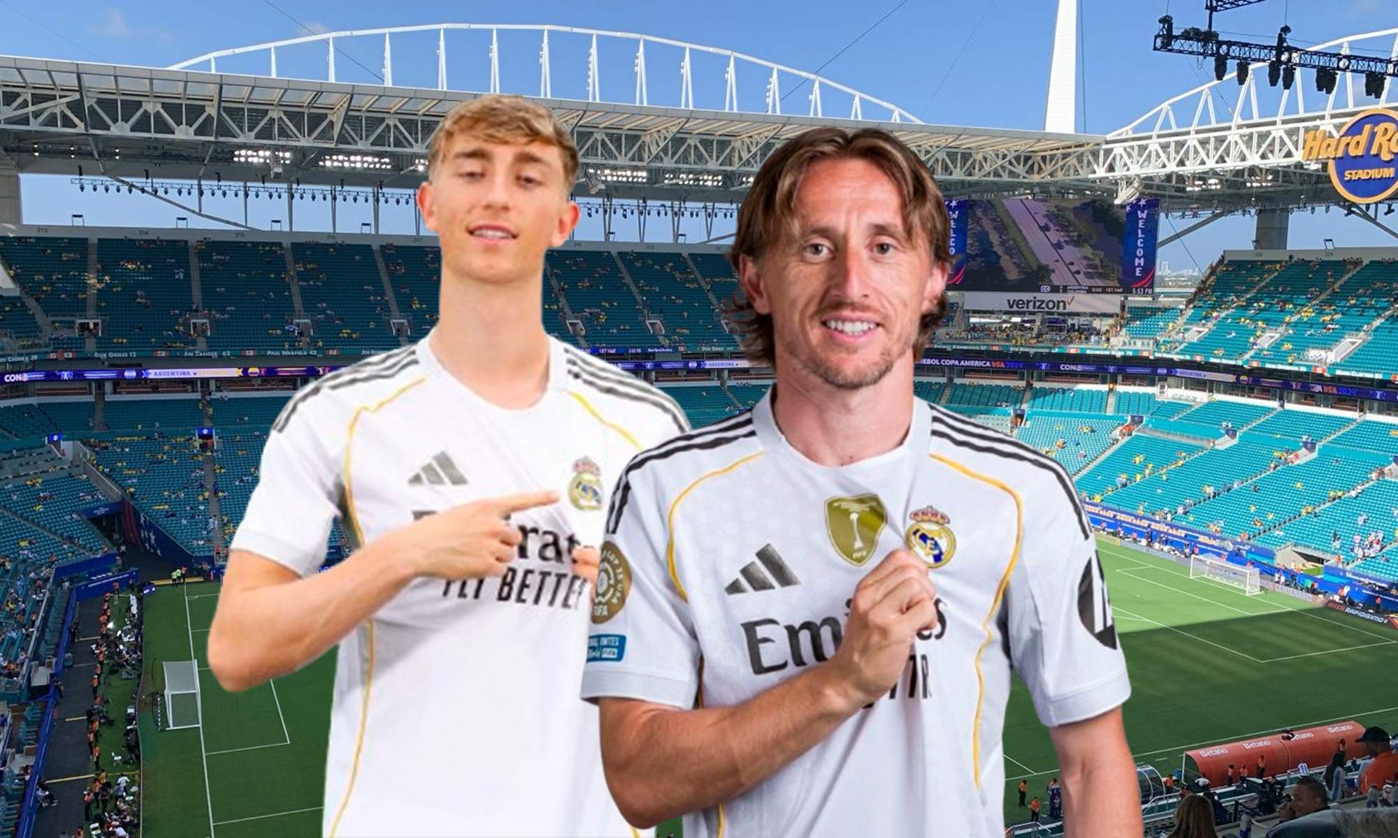 Huijsen y Modric Huijsen y Modric