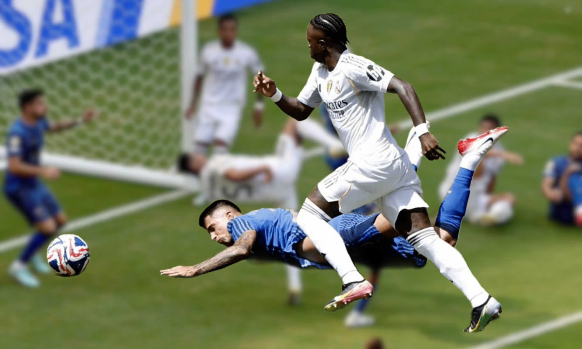 Vinícius Jr. se marchó con molestias del debut mundialista del Real Madrid