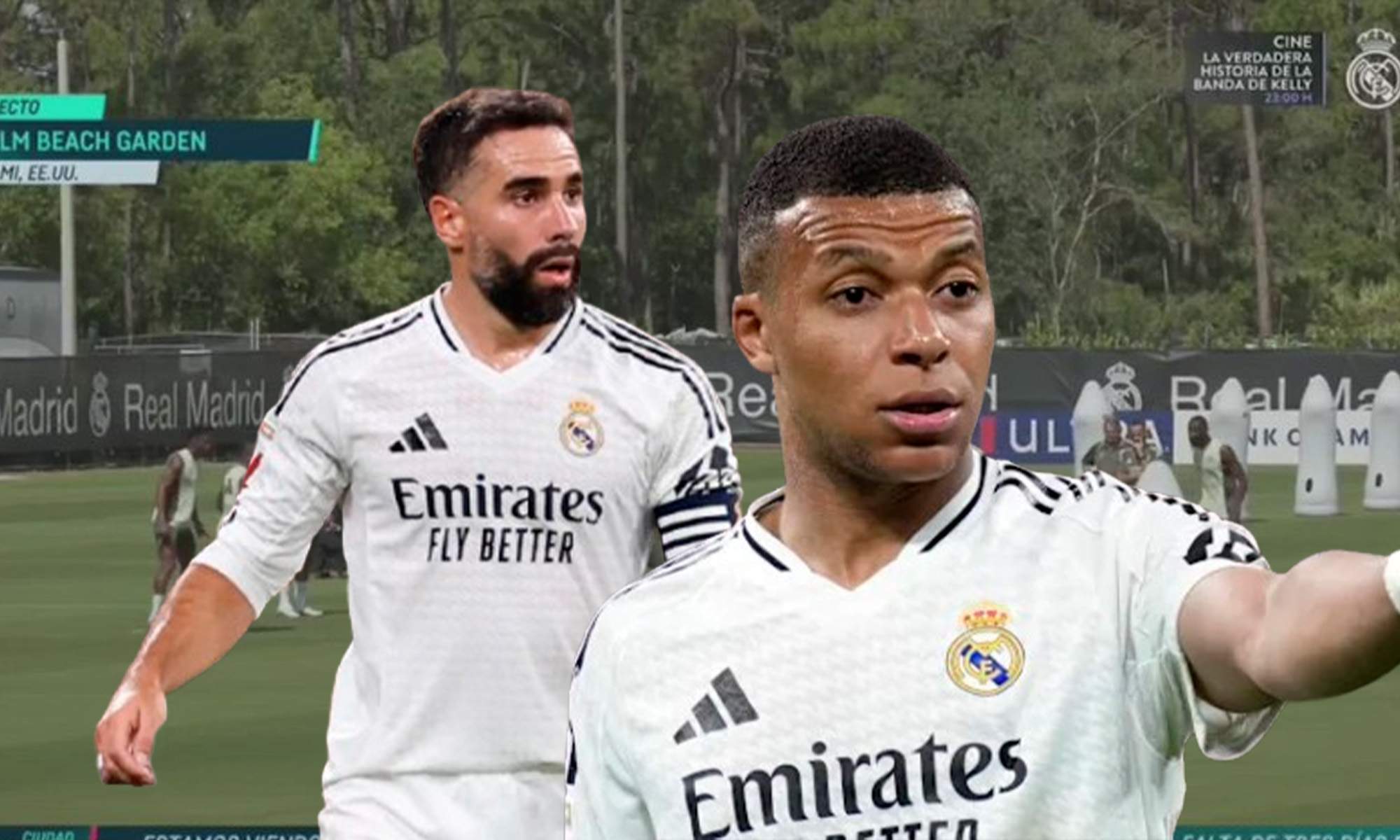 Carvajal y Mbappé