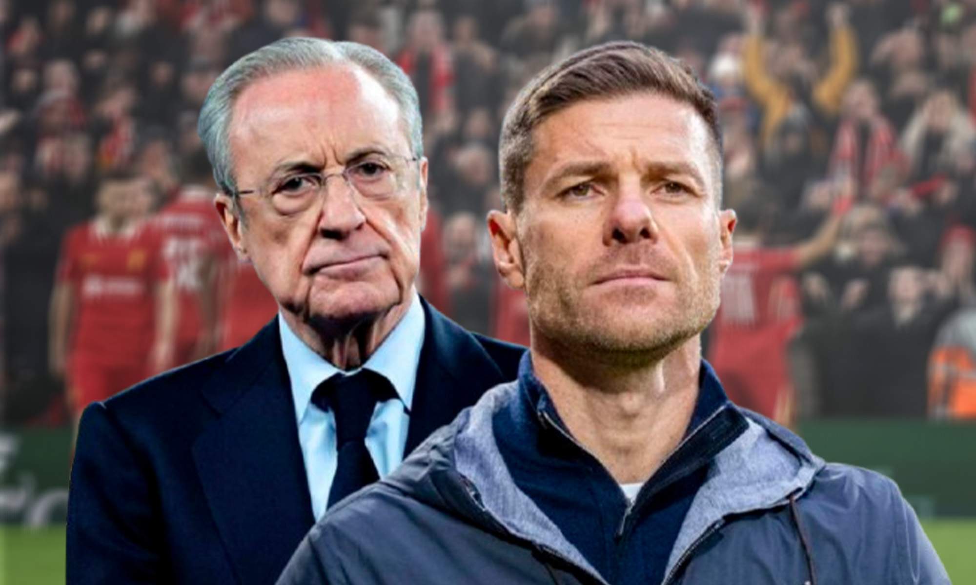 Xabi Alonso y Florentino Pérez