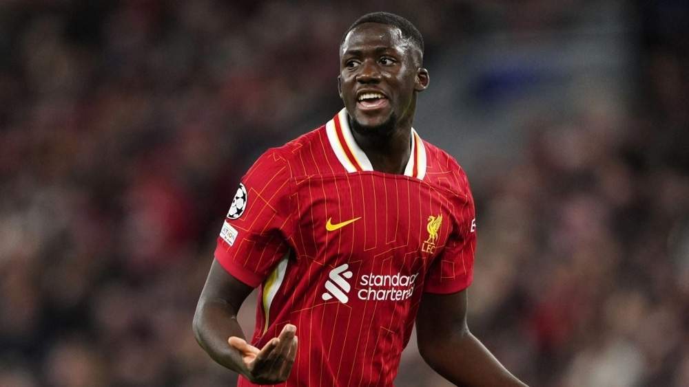 Konaté con el Liverpool
