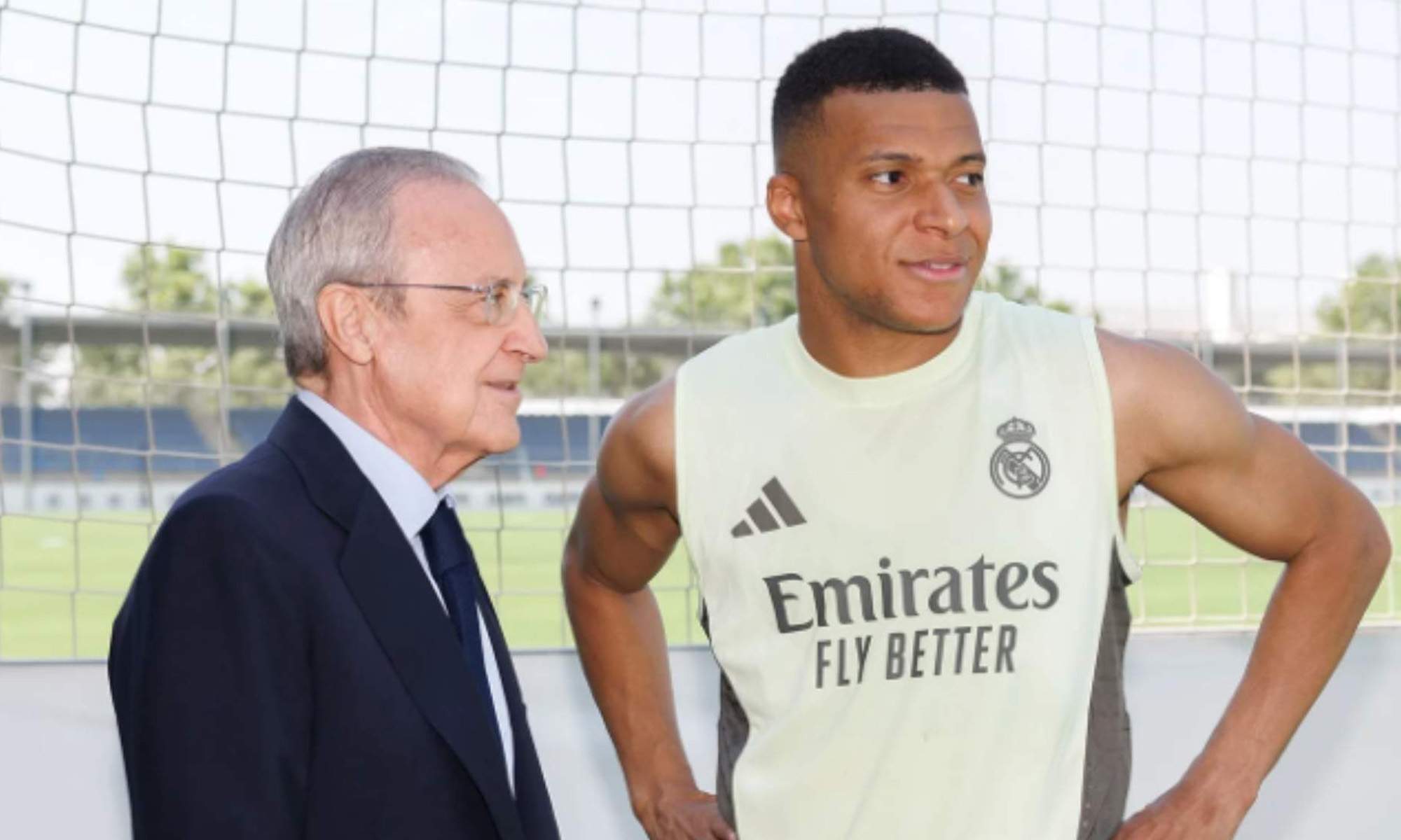 Florentino y Mbappé