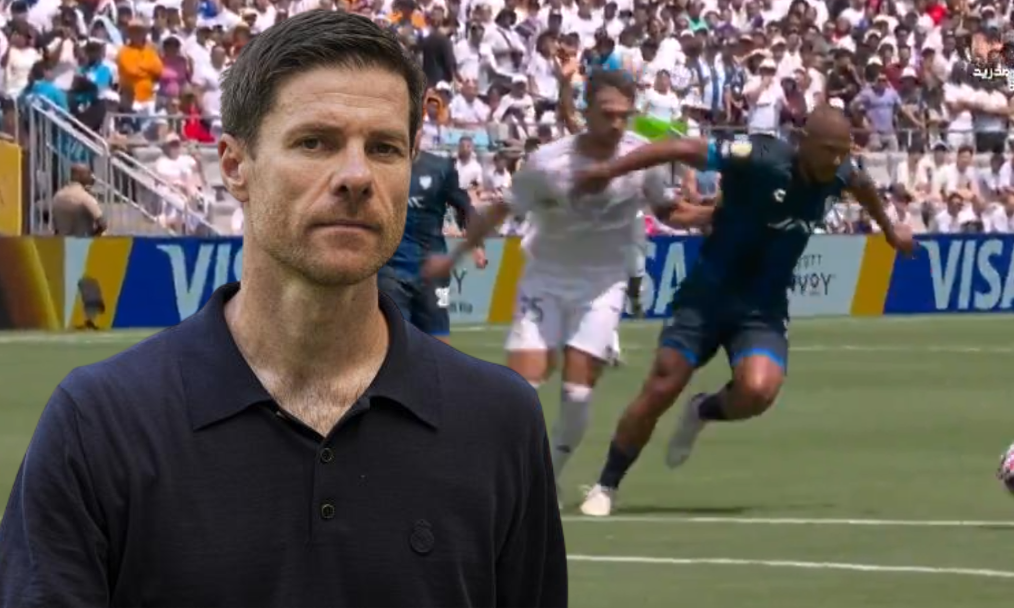 Xabi Alonso sentenció a Raúl Asencio por su expulsión contra el Pachuca
