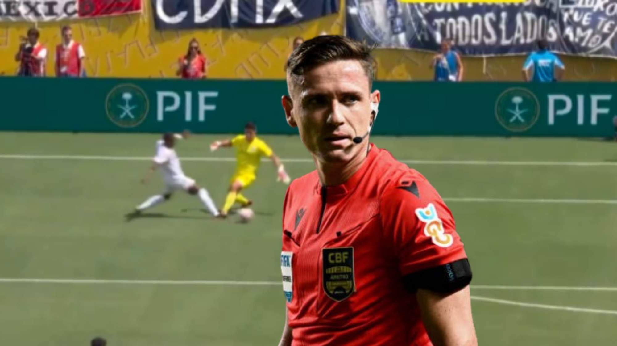 Ramón Abatti se traga un penalti a Vinicius.