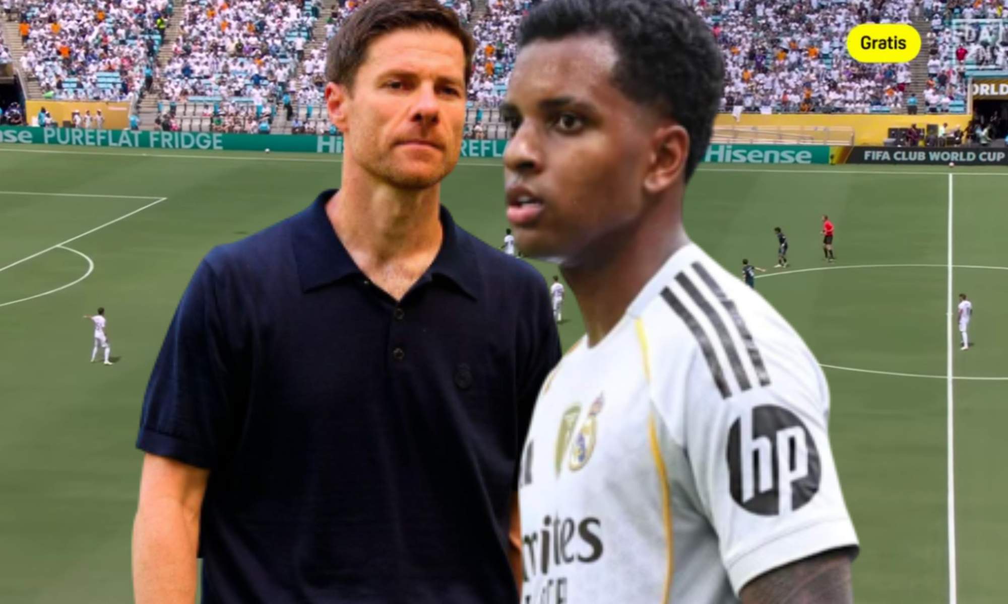 Xabi Alonso explicó a Rodrygo Goes el motivo por el que no iba a jugar ante el Pachuca