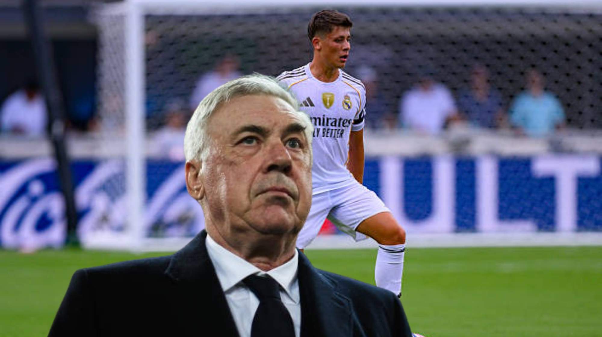 Ancelotti reaccionó al partido de Guler. 