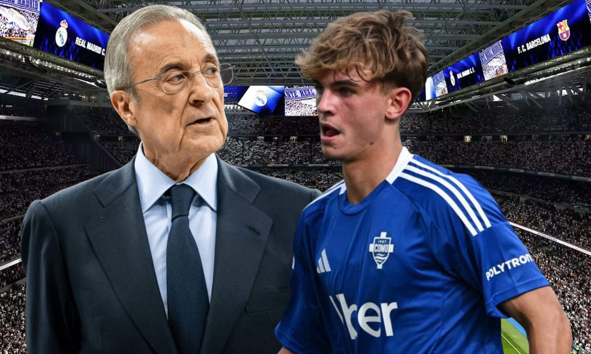Nico Paz y Florentino