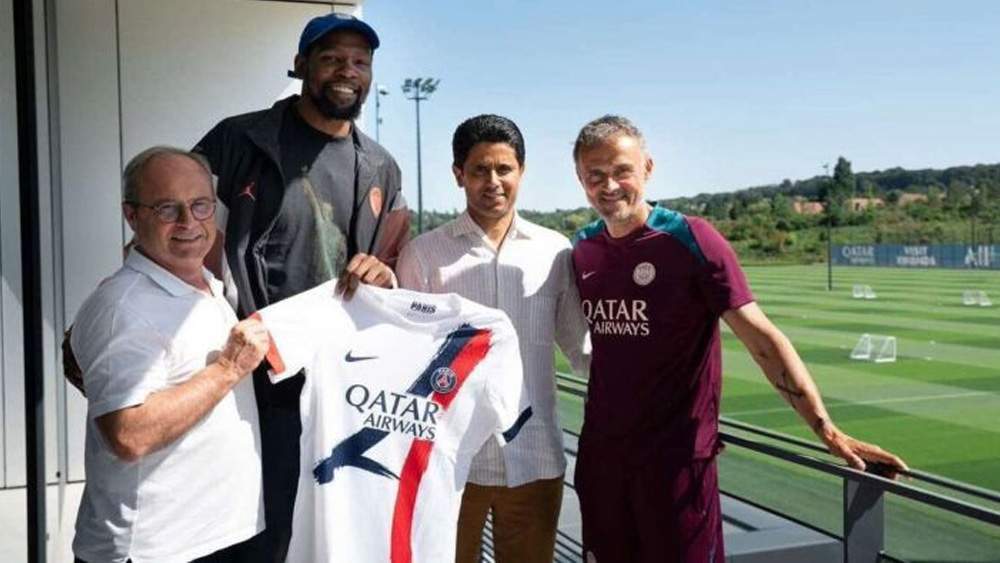 Kevin Durant con el PSG