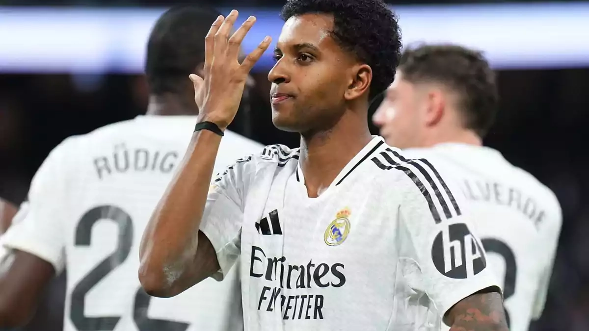 rodrygo celebracion gol realmadrid
